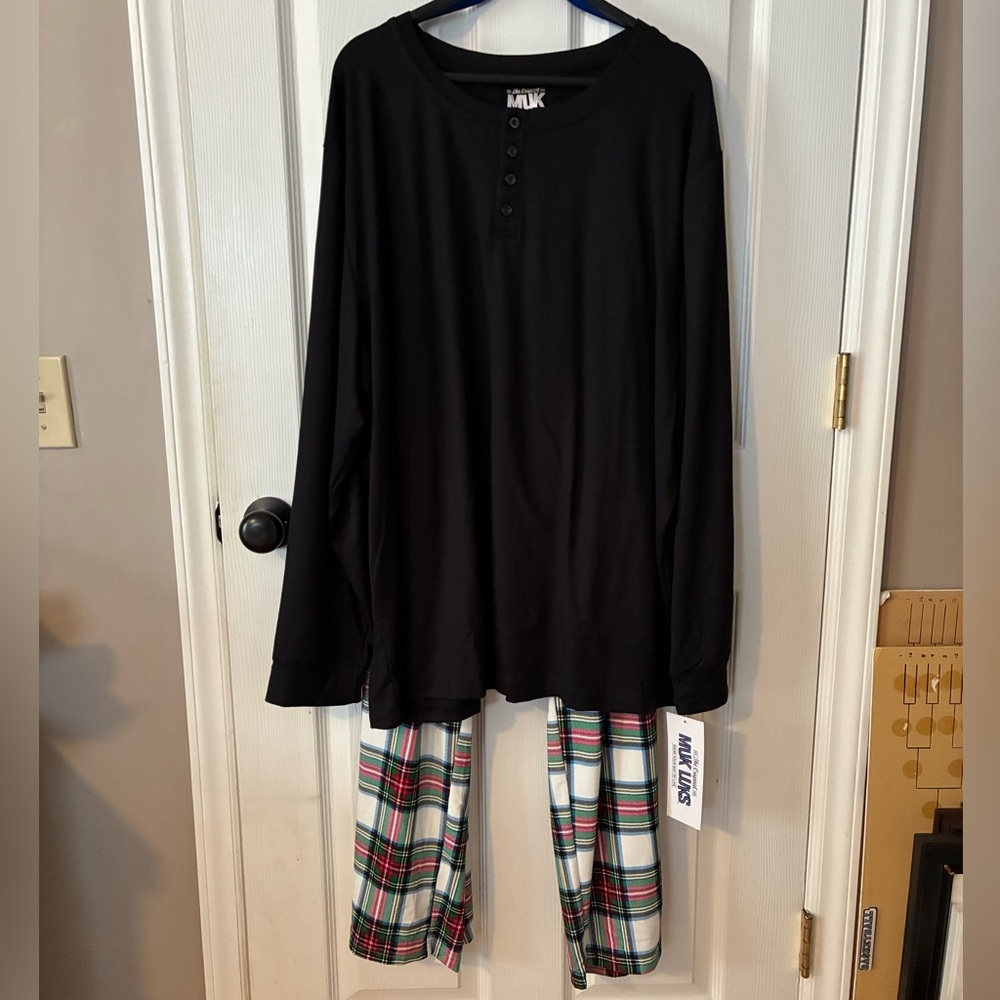 NWT Muk Luks Men's Pajama Set Sz XXL
